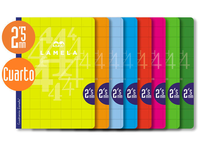 Bloc Espiral Estándar Liso 90g | Lamela | Cartón | Formato Estándar | Pack 10 Unidades