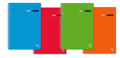 Bloc Espiral Estándar Liso 160H 90g | Pacsa | Cartón | Formato Estándar | Pack 4 Unidades