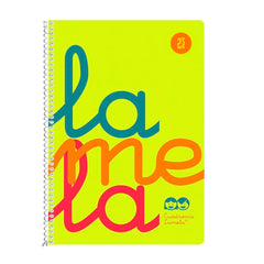 Bloc Espiral Estándar Liso 80H 90g | Lamela | Cartón | Formato Estándar | Pack 5 Unidades