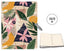 Diario con Candado Flores Beige SENFORT 14x19 cm