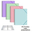 Carpeta de Fundas Pastel SENFORT con Goma y Separadores