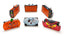 Cajita Halloween 80 gr Vidal Golosinas, pack 20 unidades