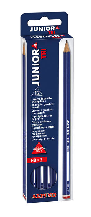 LAPICES JUNIOR TRI HB | 12 UNIDADES | (ALPINO)