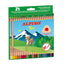 Estuche 24 Lapices de Colores Alpino Tri Colores Surtidos