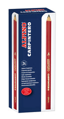 LAPIZ ALPINO CARPINTERO OVALADO 24 UNIDADES | 1 UNIDADES | (ALPINO)