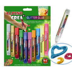 BLISTER 8 + 2 GLITTER CLASSIC ALPINO | 1 UNIDADES | (ALPINO)