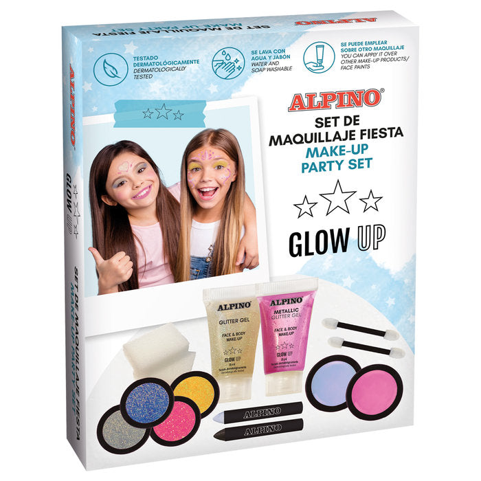 KIT MAQUILLAJE ALPINO GLOW UP | 1 UNIDADES | (ALPINO)