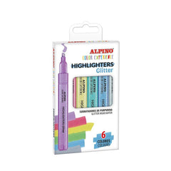 Marcador Alpino Color Experience 6 Colores Glitter | Alpino | Pack 1 Unidades
