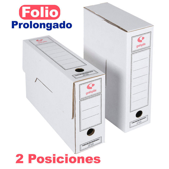 ARCHIVO DEFINITIVO FOLIO PROLONGADO CARTON | 50 UNIDADES | (GRAFOPLAS)