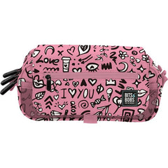 PORTATODO TRIPLE CON SOLAPA B&B I LOVE YOU 25 | GRAFOPLAS DISEÑO