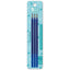 Blister 3 Recambios Gel Borrable 0,7 mm Azul Bits&bobs