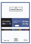 Recambio uni5 a4 100h 90g 4 taladros cuadricula 5x5 5 colores de banda tonos vivos