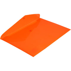 CARPETA FOLIO BROCHE ECOPLAS PP NARANJA | 12 UNIDADES | (GRAFOPLAS)