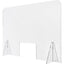 Mampara de protección de metacrilato 700x850 mm RADEX
