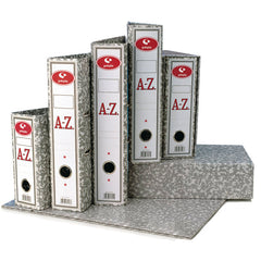 CAJA PARA ARCHIVADOR A4 CLASSIC GRIS | 25 UNIDADES | (GRAFOPLAS)