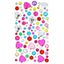 Blister Figuras Adhesivas Cristal Corazones y Circulos Surt