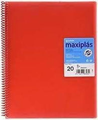 CARPETA 20 FUNDAS MAXIPLAS TRANSP ROJO CON SOBRE | 1 UNIDADES | (GRAFOPLAS)