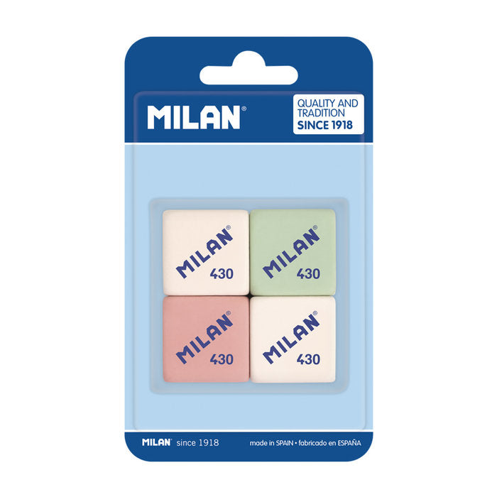 GOMA MILAN MIGA DE PAN 430 BLISTER 4 UDS | 25 UNIDADES | (MILAN)