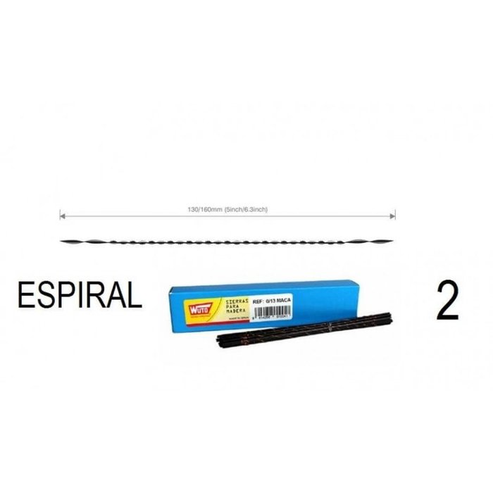 SIERRA MARQUETERIA 2/13 ESPIRAL C/144 | 1 UNIDADES | (WUTO SUMINISTROS, S,L,)
