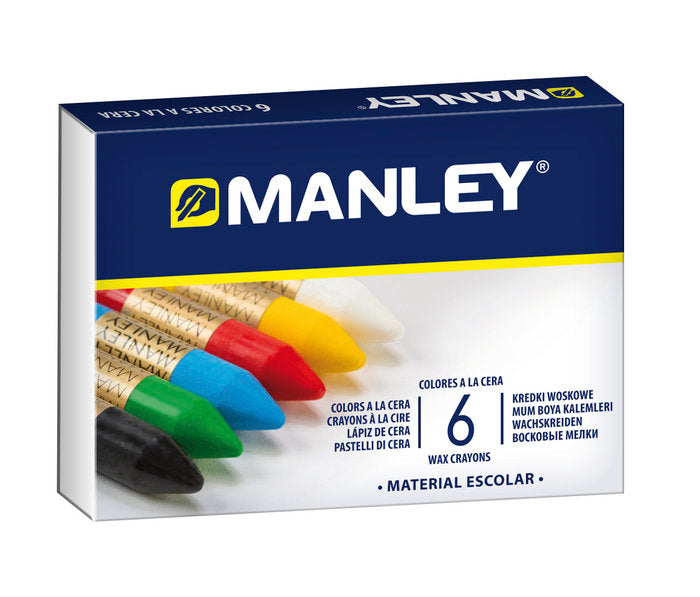 CERA MANLEY 6 COLORES REF 106 | 1 UNIDADES | (MANLEY PRODUCTOS, S,A,)