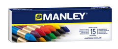 CERA MANLEY 15 COLORES REF 115 | 1 UNIDADES | (MANLEY PRODUCTOS, S,A,)