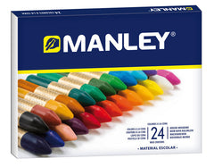 CERA MANLEY 24 COLORES REF 124 | 1 UNIDADES | (MANLEY PRODUCTOS, S,A,)
