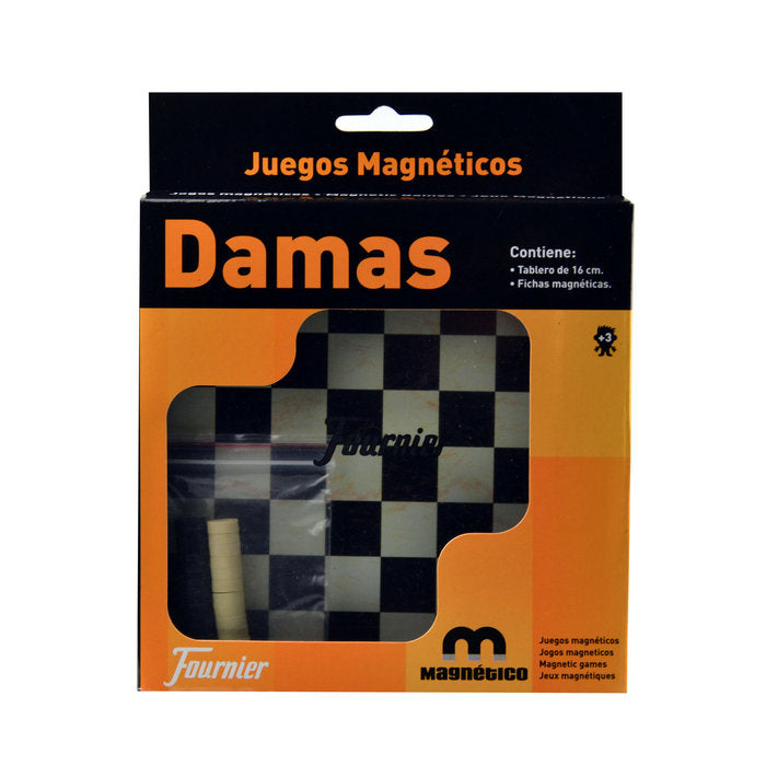 JUEGO MAGNETICO DAMAS FOURNIER | HERACLIO FOURNIER, S,A, | 1 UNIDAD | 8420707300043