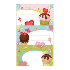 ETIQUETAS NOMBRES BLISTER 9 STICKER HELADOS | 10 UNIDADES | (ARGUVAL, S,L,)