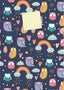 Cuaderno A6 Buhos 64 Hojas Lisas ARGUVAL