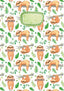 Cuaderno A6 Oso Perezoso 64 Hojas Lisas Arguval