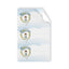 Blister 9 stickers comunión niño orla, pack de 10