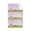 Blister 9 stickers comunión iglesia rosa, pack 10 unidades