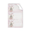 Blister 9 stickers comunión tipi rosa, pack de 10