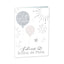 POSTAL BODAS DE PLATA GLOBOS | ARGUVAL, S,L, | 1 UNIDAD | 8421363476486