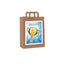 Paquete 12 Bolsas Pequeñas Kraft 24x18x8cm Papa Número 1 Marca Arguval