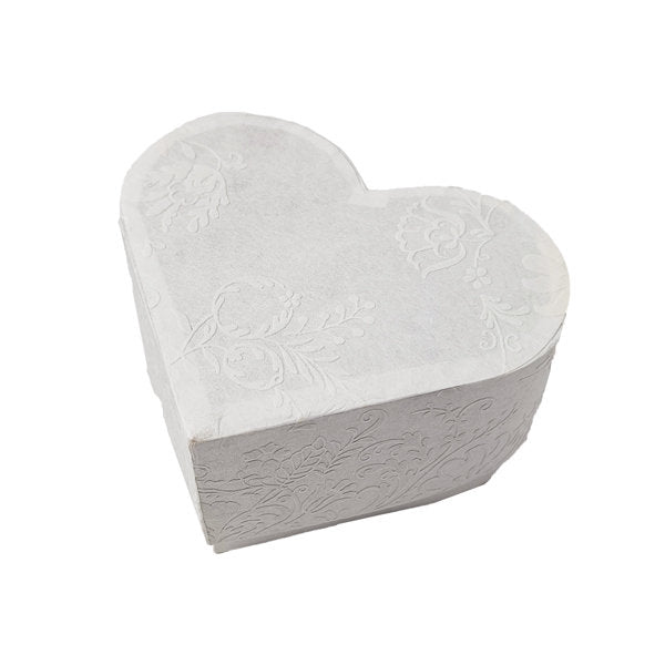 CAJITA REGALO GRANDE CORAZON BLANCA 12X11X6 BUSQUETS | ARGUVAL, S,L | 1 UNIDAD | 8421363487239