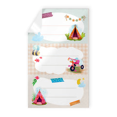 ETIQUETAS ESCOLARES ADHESIVAS ESCOLARES TIPI 9U | 10 UNIDADES | (ARGUVAL, S,L,)