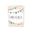 Postal Banderitas Enhorabuena Arguval, pack 10 unidades