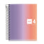 Cuaderno T/b A6 120 H Cuadricula 70G Aurora West Bay