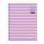 Cuaderno A4 80 hojas cuadrícula Between the Lines Malva