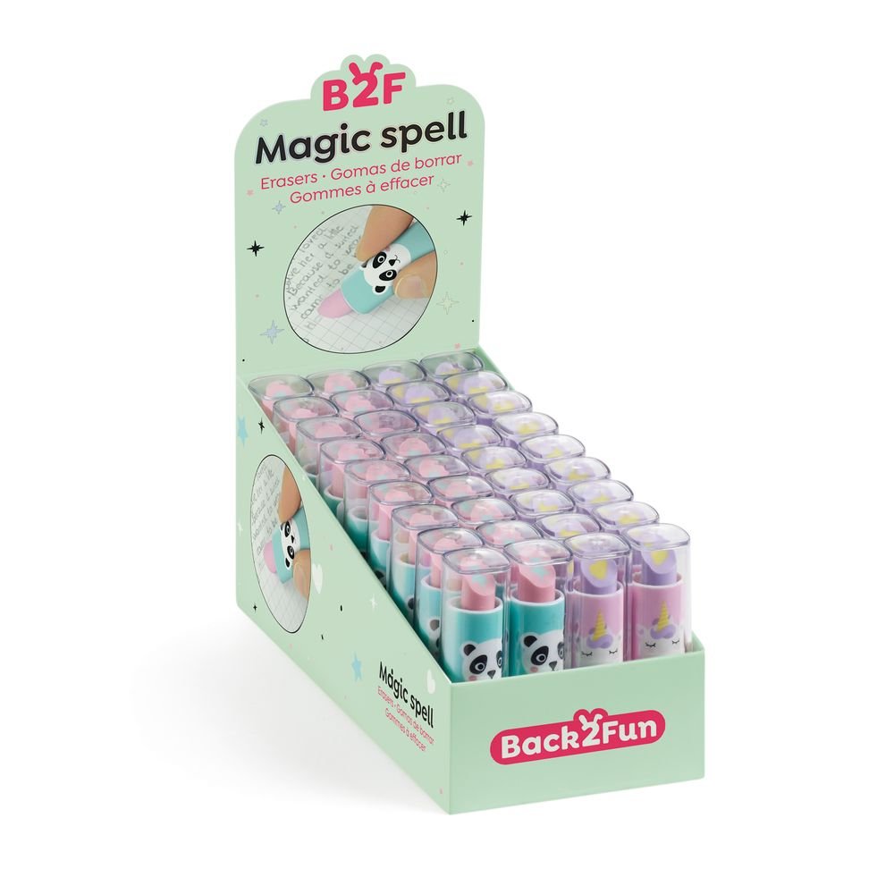 EXPOSITOR 36 GOMAS PINTALABIOS ANIMALES B2F | 36 UNIDADES | (MIQUELRIUS GIFT)