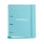 Carpebloc Polyfoam A4 4 anillas azul cielo Miquelrius