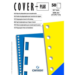 PORTADA COVER-PLAK A4 0,8 TRANSLUCIDA | 50 UNIDADES | (GUARRO & CANSON)