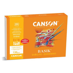 LAMINA PAPEL BASIK A4 130 GR LISA | 250 UNIDADES | (GUARRO & CANSON)