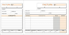 TALONARIO FACTURA 1/3 Fº T-12 | 10 UNIDADES | (LOAN INDUSTRIAS GRAFICAS)