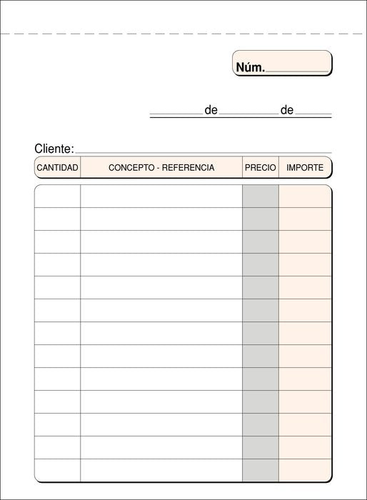 TALONARIO MULTIUSO 8º T-112 NATURAL DUPLICADO AUTOCOPIANTE | 10 UNIDADES | (LOAN INDUSTRIAS GRAFICAS)