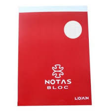 Bloc Espiral Estándar Liso 80H 90g | Loan Industrias Graficas | Cartón | Formato Estándar | Pack 20 Unidades