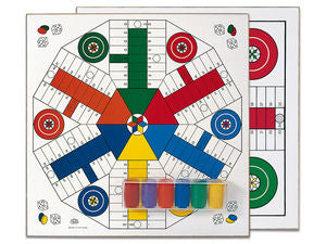 TABLERO PARCHIS 4-6 JUGADORES MADERA CON ACCESORIO 40X40 CM | JUGUETES CAYRO S,L | 1 UNIDAD | 8422878701346