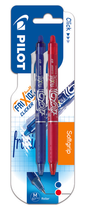 BOLIGRAFO PILOT PILOT FRIXION CLICKER BLISTER AZUL Y ROJO | 1 UNIDADES | (PILOT)