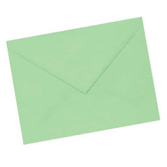 SOBRE 125X180 80GR VERDE CLARO | 25 UNIDADES | (MICHEL PAPELES ESPECIALES)